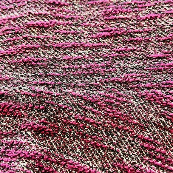 Gap Mini Skirt Women Size 8 Purple Ruffled Casual Unlined Tweed (A0125) - Picture 2 of 5